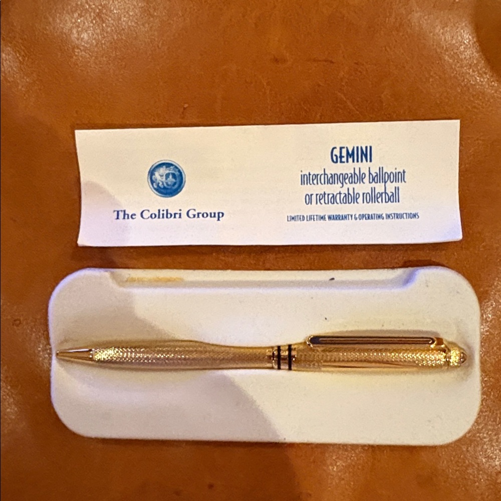 Colibri Gold Pen - Picture 7 of 7